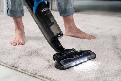 Будкрам купити ARDESTO Пилосос безпровідний, 140Вт, конт пил -1л, автон. робота до 50хв, HEPA, настінне кріплення, чорно-синій ARDESTO Пилосос безпровідний, 140Вт, конт пил -1л, автон. робота до 50хв, HEPA, настінне кріплення, чорно-синій 5