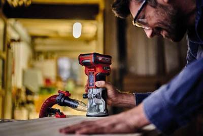 Будкрам купить Фрезер кромочный Einhell TP-ET 18 Li BL - Solo аккум., PXC, 18В, 6/8 мм, 10000-30000 об/мин Фрезер кромочный Einhell TP-ET 18 Li BL - Solo аккум., PXC, 18В, 6/8 мм, 10000-30000 об/мин 7