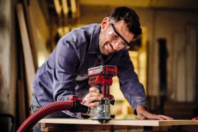 Будкрам купить Фрезер кромочный Einhell TP-ET 18 Li BL - Solo аккум., PXC, 18В, 6/8 мм, 10000-30000 об/мин Фрезер кромочный Einhell TP-ET 18 Li BL - Solo аккум., PXC, 18В, 6/8 мм, 10000-30000 об/мин 6