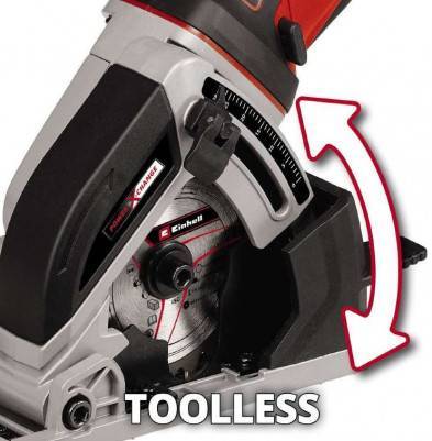 Будкрам купить Аккумуляторная мини-циркулярная пила (роторайзер) Einhell TE-CS 18/89 Li Solo Аккумуляторная мини-циркулярная пила (роторайзер) Einhell TE-CS 18/89 Li Solo 3