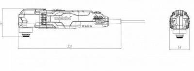 Будкрам купить Многофункциональный инструмент Metabo MT 400 Quick Set MetaLoc Многофункциональный инструмент Metabo MT 400 Quick Set MetaLoc 2