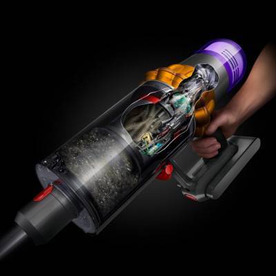 Будкрам купити Dyson Пилосос безпровідний V15 Detect Absolute, 240 аВт, конт пил -0,76л, сірий-фіолетовий-помаранчевий, ДС394451-01 Dyson Пилосос безпровідний V15 Detect Absolute, 240 аВт, конт пил -0,76л, сірий-фіолетовий-помаранчевий, ДС394451-01 9