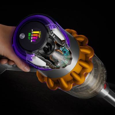 Будкрам купити Dyson Пилосос безпровідний V15 Detect Absolute, 240 аВт, конт пил -0,76л, сірий-фіолетовий-помаранчевий, ДС394451-01 Dyson Пилосос безпровідний V15 Detect Absolute, 240 аВт, конт пил -0,76л, сірий-фіолетовий-помаранчевий, ДС394451-01 8