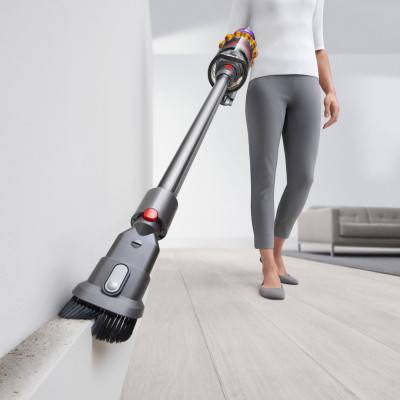 Будкрам купити Dyson Пилосос безпровідний V15 Detect Absolute, 240 аВт, конт пил -0,76л, сірий-фіолетовий-помаранчевий, ДС394451-01 Dyson Пилосос безпровідний V15 Detect Absolute, 240 аВт, конт пил -0,76л, сірий-фіолетовий-помаранчевий, ДС394451-01 4