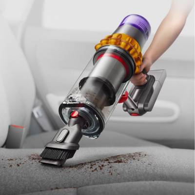 Будкрам купити Dyson Пилосос безпровідний V15 Detect Absolute, 240 аВт, конт пил -0,76л, сірий-фіолетовий-помаранчевий, ДС394451-01 Dyson Пилосос безпровідний V15 Detect Absolute, 240 аВт, конт пил -0,76л, сірий-фіолетовий-помаранчевий, ДС394451-01 3