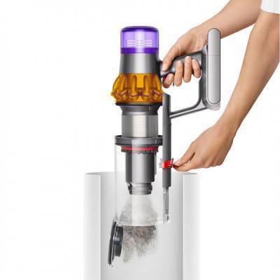 Будкрам купити Dyson Пилосос безпровідний V15 Detect Absolute, 240 аВт, конт пил -0,76л, сірий-фіолетовий-помаранчевий, ДС394451-01 Dyson Пилосос безпровідний V15 Detect Absolute, 240 аВт, конт пил -0,76л, сірий-фіолетовий-помаранчевий, ДС394451-01 6