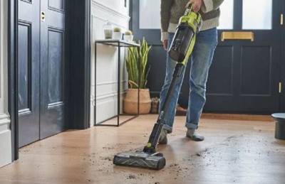 Будкрам купить Пылесос вертикальный бесщеточный  Ryobi RSV18X-0, ONE+ 18B, без акб Пылесос вертикальный бесщеточный  Ryobi RSV18X-0, ONE+ 18B, без акб 4