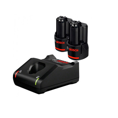 Будкрам купить Аккумулятор Bosch Professional 2хGBA 12V 2.0Ah и ЗУ GAL 12V-40 (1.600.A01.9R8)