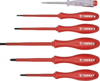 Будкрам купити Topex 39D155 Викрутки 1000 В D155, набiр 6 шт.