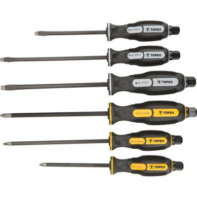 Будкрам купить Topex 39D506 Викрутки ударнi, набiр 6 шт.