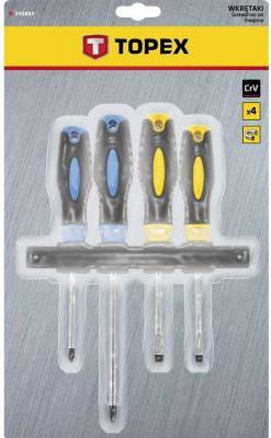 Будкрам купить Topex 39D884 Викрутки, набiр 4 шт. Topex 39D884 Викрутки, набiр 4 шт. 2