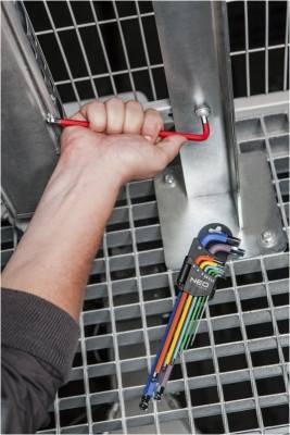 Будкрам купить Neo Tools 09-512 Ключи шестигранные, 1.5-10 мм, набор 9 шт. Neo Tools 09-512 Ключи шестигранные, 1.5-10 мм, набор 9 шт. 4