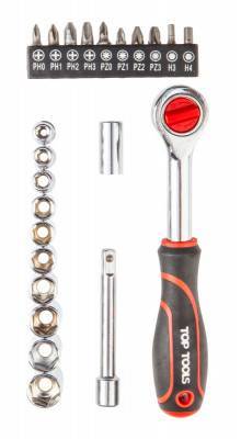 Будкрам купить Top Tools Набор торцевых гаечных ключей Top Tools 1/4 ", 23ед.