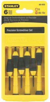 Будкрам купить Stanley Набор отверток для точной механики 6 ед "Instrument" (часовые, прецизионные)