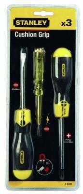 Будкрам купити Stanley Набор отверток 3 ед. Кашнгрип Stanley Набор отверток 3 ед. Кашнгрип 5