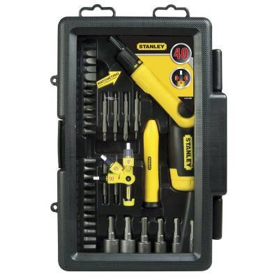 Будкрам купить Stanley Отвертка + 38 насадок реверсивная комплект (блистер)