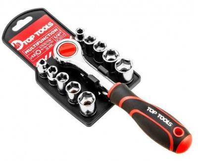Будкрам купить Top Tools Набор торцевых ключей 1/4” 12 шт.