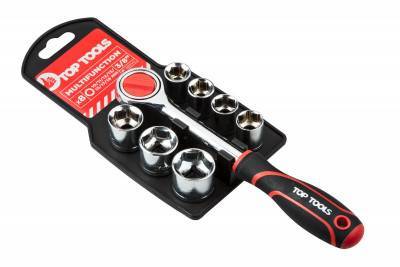 Будкрам купить Top Tools Набор сменных торцевых головок, 3/8", 8 шт.