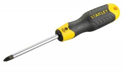 Будкрам купить Stanley Отвертка, Cushion Grip, крестовая, PZ 2x100 мм