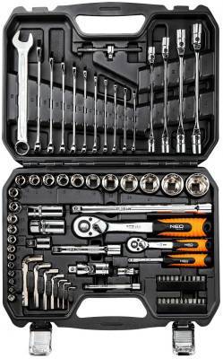 Будкрам купити Neo Tools Набір інструменту 1/2", 1/4", CrV, 77 од. Neo Tools Набір інструменту 1/2", 1/4", CrV, 77 од. 6