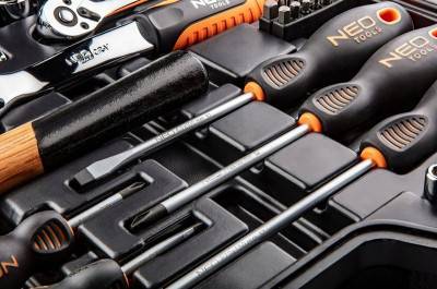 Будкрам купити Neo Tools Набір інструментів, 100од., 1/4, 1/2, CrV, кейс Neo Tools Набір інструментів, 100од., 1/4, 1/2, CrV, кейс 2