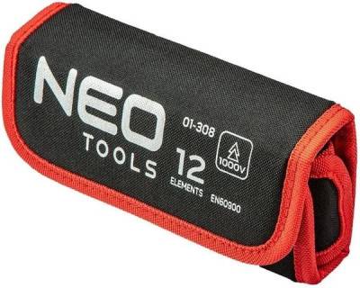 Будкрам купить Neo Tools Отвертка, битодержатель 1/4", 10 сменных вставок для работ под напряжением 1000 В, с тестером, SL, PH Neo Tools Отвертка, битодержатель 1/4", 10 сменных вставок для работ под напряжением 1000 В, с тестером, SL, PH 3