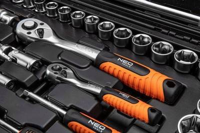 Будкрам купити Neo Tools Набір інструменту, 138 од., 1/2", 1/4", торцеві головки, ключі, кейс Neo Tools Набір інструменту, 138 од., 1/2", 1/4", торцеві головки, ключі, кейс 3