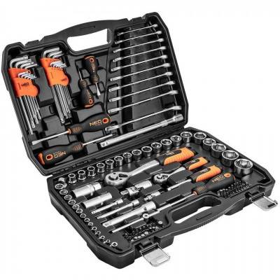 Будкрам купити Neo Tools Набір інструменту, 138 од., 1/2", 1/4", торцеві головки, ключі, кейс Neo Tools Набір інструменту, 138 од., 1/2", 1/4", торцеві головки, ключі, кейс 4