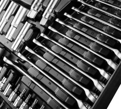 Будкрам купити Neo Tools Набір інструменту, 216 од., 1/2", 3/8", 1/4", торцеві головки, ключі, кейс Neo Tools Набір інструменту, 216 од., 1/2", 3/8", 1/4", торцеві головки, ключі, кейс 4