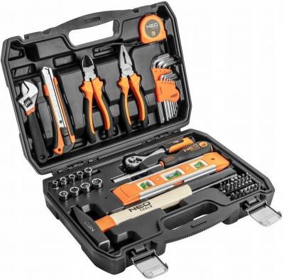Будкрам купить Neo Tools Набор инструментов, 60 ед., 1/4", универсальный, кейс Neo Tools Набор инструментов, 60 ед., 1/4", универсальный, кейс 2