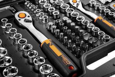 Будкрам купити Neo Tools Набір інструменту, 182 од., 1/2, 3/8, 1/4 Neo Tools Набір інструменту, 182 од., 1/2, 3/8, 1/4 9