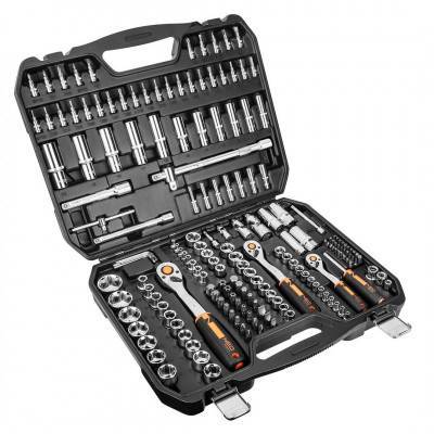 Будкрам купити Neo Tools Набір інструменту, 182 од., 1/2, 3/8, 1/4