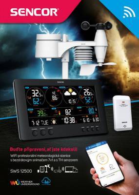 Будкрам купить Sencor Эл. погодная станция SWS 12500 WiFi Sencor Эл. погодная станция SWS 12500 WiFi 17