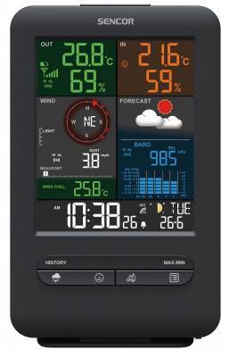Будкрам купити Sencor Ел. погодна станція SWS 9300 Sencor Ел. погодна станція SWS 9300 5