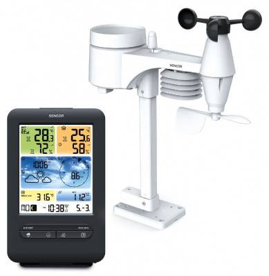 Будкрам купити Sencor Ел. погодна станція SWS 9898 WiFi Sencor Ел. погодна станція SWS 9898 WiFi 4