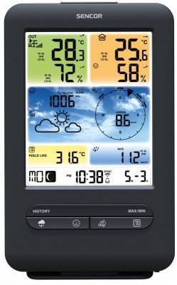 Будкрам купити Sencor Ел. погодна станція SWS 9898 WiFi Sencor Ел. погодна станція SWS 9898 WiFi 9