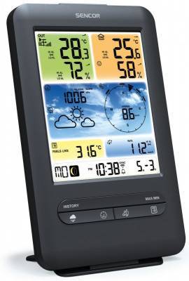 Будкрам купити Sencor Ел. погодна станція SWS 9898 WiFi Sencor Ел. погодна станція SWS 9898 WiFi 18