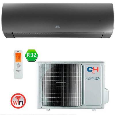 Будкрам купить Cooper&Hunter Кондиционер Daytona CH-S12FTXD2-BL, 35 м2, инвертор, A++/A+++, до -25°С, Wi-Fi, R32, чёрный