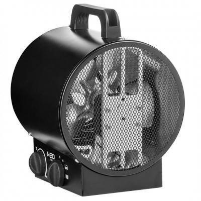 Будкрам купити Neo Tools Теплова гармата електрична, 3 кВт, 60м2, 291 м3/год, нагр.елемент - нерж.сталь Neo Tools Теплова гармата електрична, 3 кВт, 60м2, 291 м3/год, нагр.елемент - нерж.сталь 4