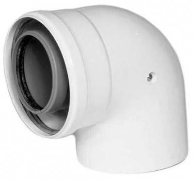 Будкрам купить Ariston Коаксиальный отвод (для конденс. котлов) на 90°, диаметр 80/125 мм