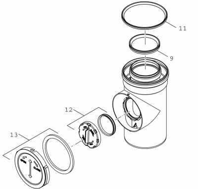 Будкрам купить Bosch Удлинитель коаксиальный FC-CR60 с ревизионным люком для конденсационных котлов, длина 250 мм, диаметр 60/100 мм Bosch Удлинитель коаксиальный FC-CR60 с ревизионным люком для конденсационных котлов, длина 250 мм, диаметр 60/100 мм 3