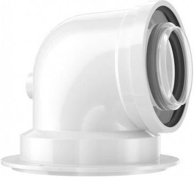 Будкрам купить Bosch Адаптер коаксиальный FC-CA60-87 с отводом 87° для подключения к конденсационным котлам дымоходов диметром 60/100 мм