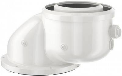 Будкрам купить Bosch Адаптер коаксиальный FC-CA80 с эксцентрическим смещением на 80 мм для подключения к конденсационным котлам дымоходов диметром 80/125 мм