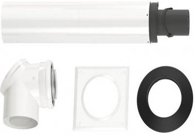 Будкрам купить Bosch Комплект коаксиальный FC-Set80-C13x горизонтальный для конденсационных котлов, длина 335-530 мм, диаметр 80/125 мм
