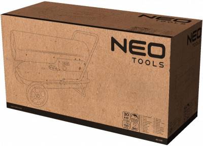 Будкрам купити Neo Tools Теплова гармата дизель/гас, 30 кВт, 750м3/год, прямого нагріву, бак 34л, витрата палива 2.8л/год, IPX4, колеса Neo Tools Теплова гармата дизель/гас, 30 кВт, 750м3/год, прямого нагріву, бак 34л, витрата палива 2.8л/год, IPX4, колеса 8