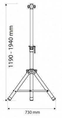 Будкрам купить Neo Tools Штатив для инфракрасный обогреватель, 1.1-1.8 м, 2.46кг, для 90-030, 90-031, 90-032 Neo Tools Штатив для инфракрасный обогреватель, 1.1-1.8 м, 2.46кг, для 90-030, 90-031, 90-032 12