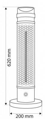 Будкрам купити Neo Tools Інфрачервоний обігрівач, колонний, 1000 Вт, 3 м2, 20х20х62 см, IP44 Neo Tools Інфрачервоний обігрівач, колонний, 1000 Вт, 3 м2, 20х20х62 см, IP44 9