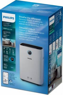Будкрам купить Philips Очиститель и увлажнитель воздуха 2-в-1  Series 2000i AC2729/10 Philips Очиститель и увлажнитель воздуха 2-в-1  Series 2000i AC2729/10 9