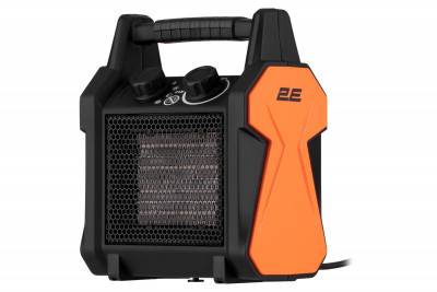 Будкрам купити 2E Теплова гармата електрична, 2кВт, 20м2, 139 м3/год, керам. нагр.елемент (PTC), переносна, чорний