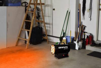 Будкрам купить Graphite Тепловая пушка газовая, аккумуляторная 58GE100 Graphite Тепловая пушка газовая, аккумуляторная 58GE100 2